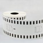NHÃN IN ĐẾ ĐEN LIÊN TỤC 62MMX30M